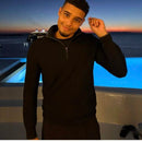 Suéter Gola Polo com Zíper - Clássico Italiano | Dom Conrado