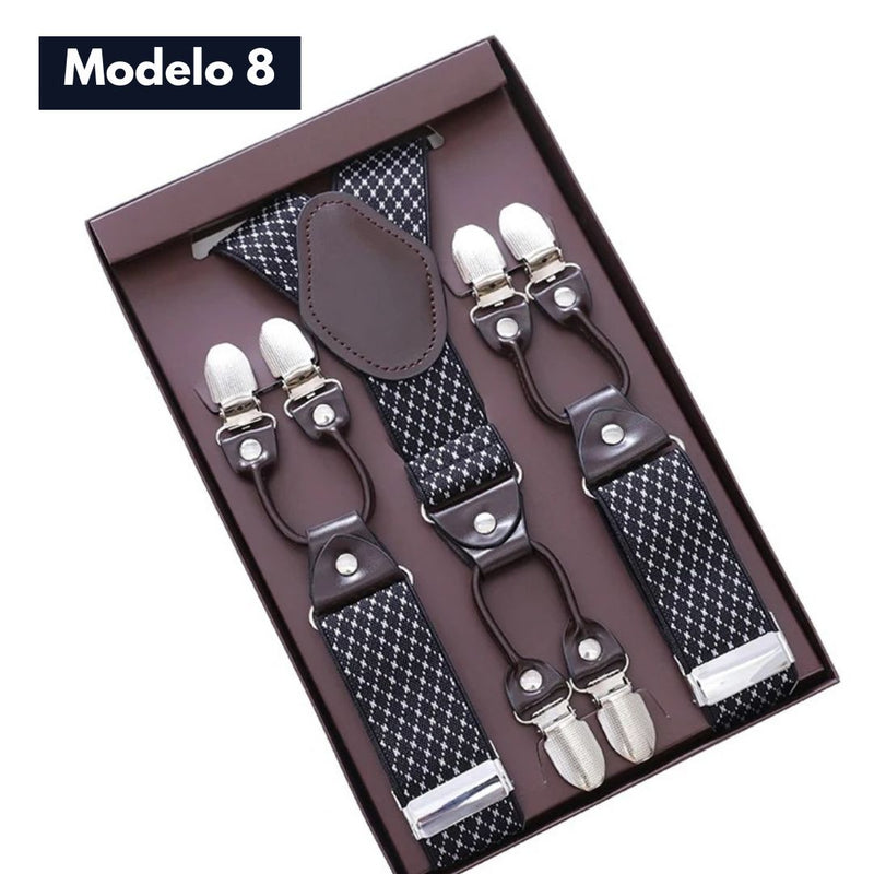 Suspensório Masculino - Elementor | Estilo Vintage, Conforto e Resistência