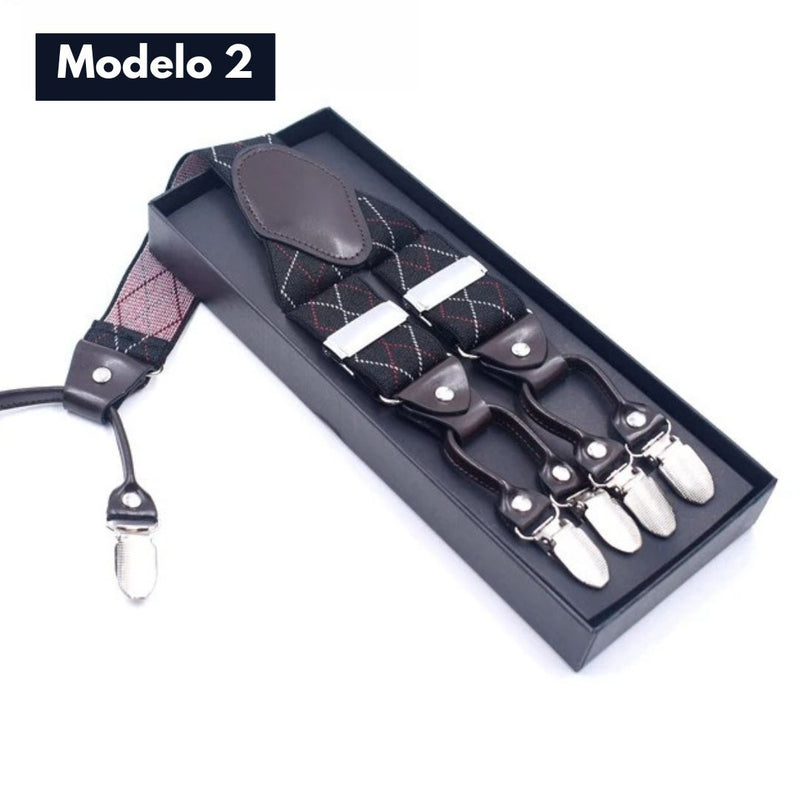 Suspensório Masculino - Elementor | Estilo Vintage, Conforto e Resistência