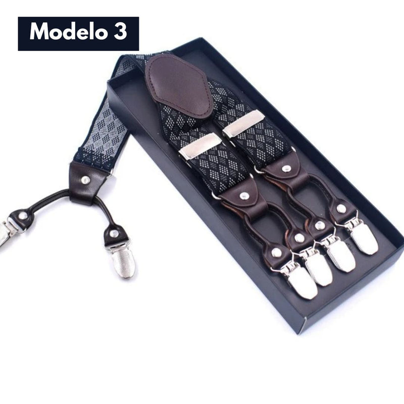 Suspensório Masculino - Elementor | Estilo Vintage, Conforto e Resistência