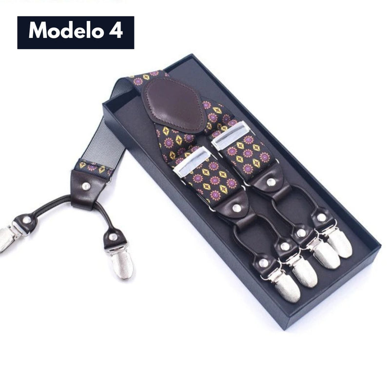 Suspensório Masculino - Elementor | Estilo Vintage, Conforto e Resistência