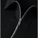 Suéter Manga Longa Masculino Preto Gola Polo com Ziper - Javier