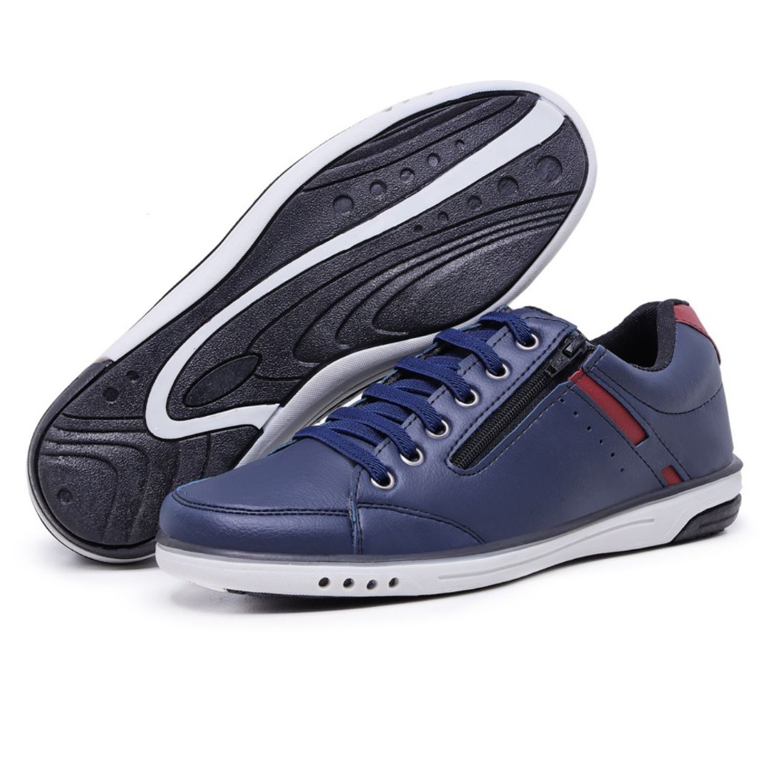 Tênis Sapatênis Masculino com Zíper Lateral - Morel | Conforto e Estilo para Todas as Ocasiões
