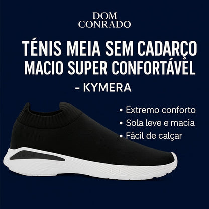 Tênis Meia Sem Cadarço Macio Super Confortável - Kymera | Dom Conrado
