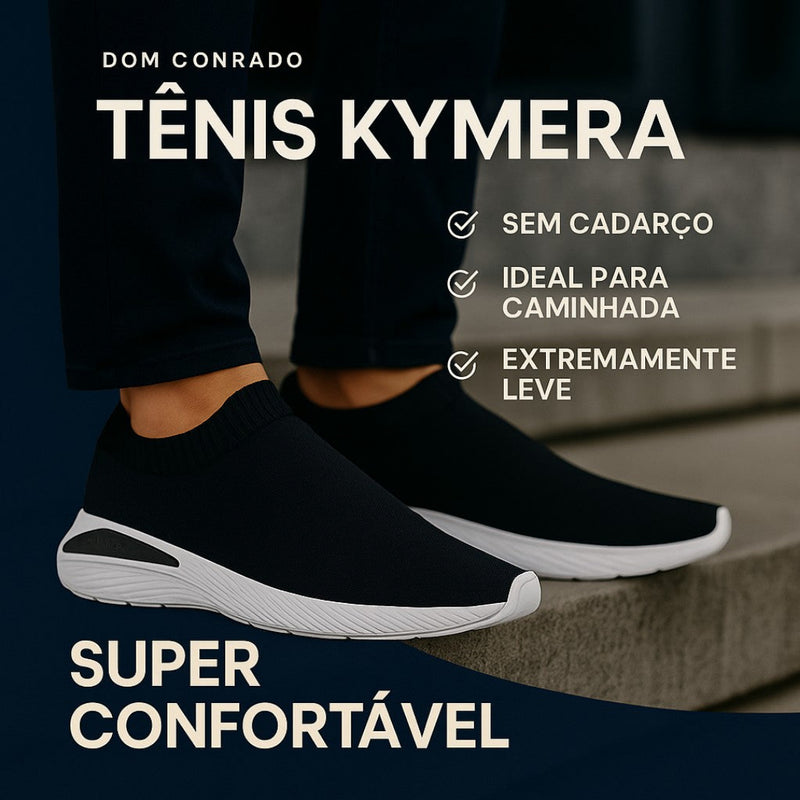 Tênis Meia Sem Cadarço Macio Super Confortável - Kymera | Dom Conrado
